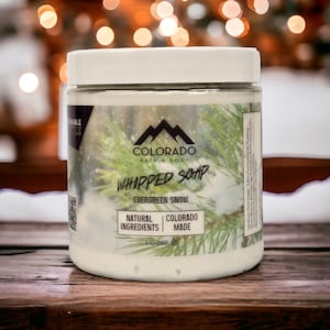 Evergreen Snow Limited Edition Whipped Soap