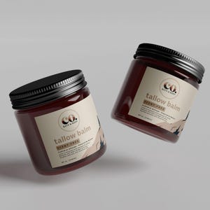 Reines Talgbalsam mit Honig & Bienenwachs | Tiefe Feuchtigkeits-Kollagencreme | Colorado Natürliche Feuchtigkeitscreme 4oz / 8oz