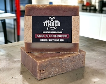 Sage  and  Cedarwood Natural Bar Soap
