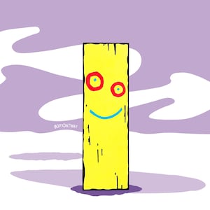 Plank Replica Prop - Ed Edd n Eddy - Gag Gift - Valentines Day Gift - Nostalgia - Nostalgic - CN - Cool - 2000s - 90s - Custom - Handmade