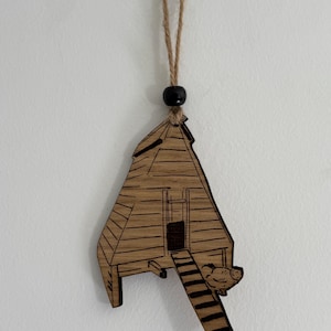 Silkie Chicken Coop Hanging Decoration