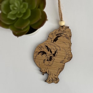 Silkie Cockerel Hanging Decoration
