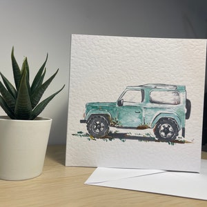 Land Rover Defender 90 style boueux 4x4, carte vierge fantaisie