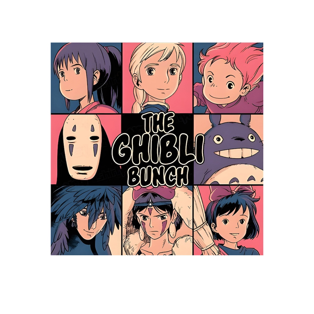 Ghibli Anime PNG Studio Ghibli Cutting Files for the Cricut - Etsy