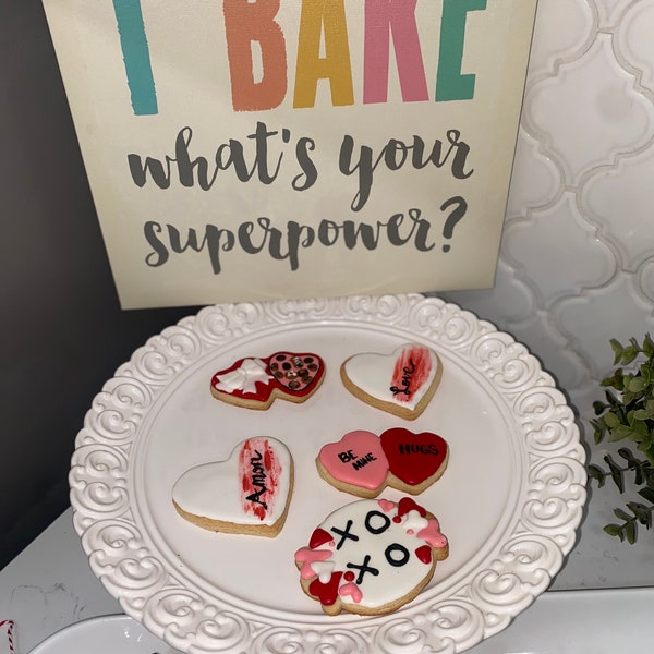 Valentine’s Day  cookies (any theme)