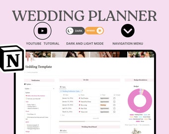 Notion Wedding Planner!!