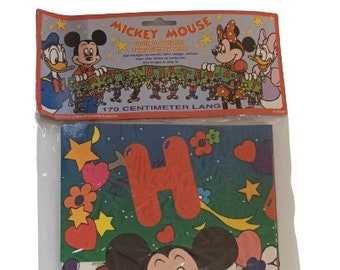 Letrero Feliz Cumpleaños Mickey Mouse - Artículos Para Fiestas