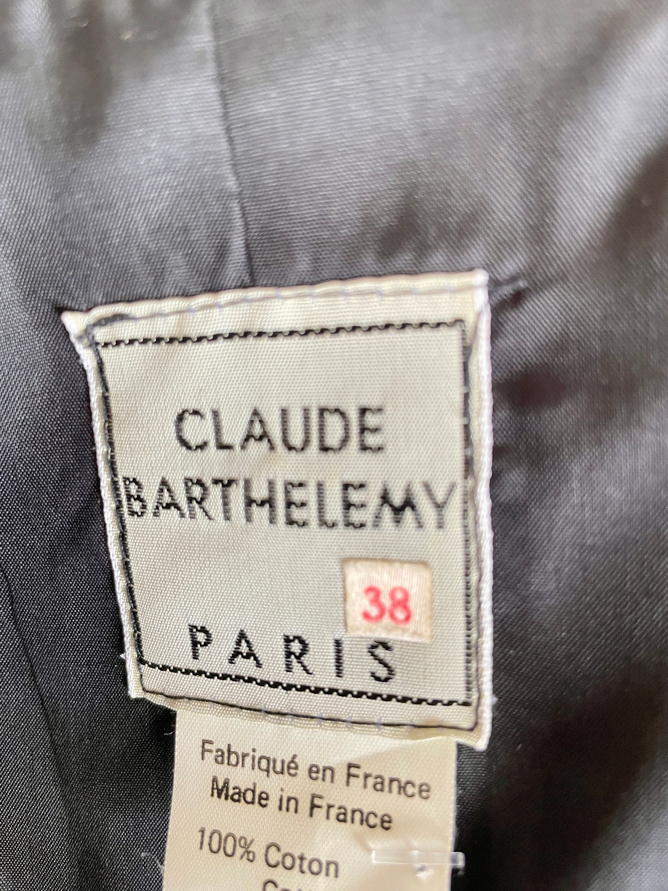 Claude Barthelemy Vintage Cotton Jacket - Etsy