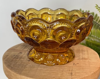 バーベキュー・調理用品 Vintage Amber Moon and Stars Goblets Vintage L.E. Smith Amber Moon and Stars Goblets Set of Two
