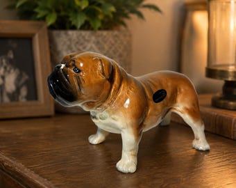 English Bulldog Figurine By Coopercraft Made In England