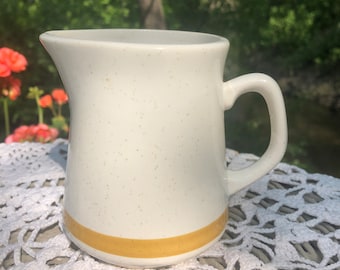 Vintage Charmcraft steengoed creamer, Japan, boerderijdecor