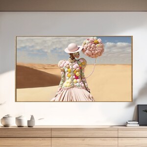 TV Art Samsung Frame Digital Download Original Artwork Trendy Home Decor Art Frame Fashion Wall Art Digital Wallpaper Colorful Art Desert