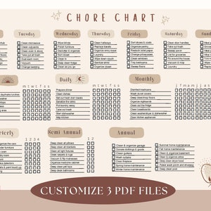Adult Chore Chart For Adults ADHD Chore Chart Cleaning Checklist Cleaning Schedule Household Planning Printable ADHD Clean ADHD Planner
