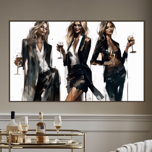 Trendy Bar Cart Art Print Digitale Download Bar Cart Accessoire Bar Cart Decor Bar Cart Art Moderne Wall Art Modeschets Cocktail Art Cheers