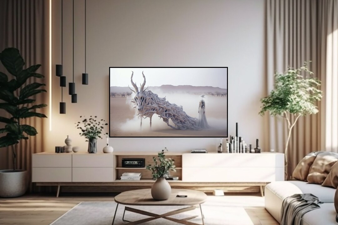 TV Art Samsung Frame Digital Download Original Artwork Trendy Home
