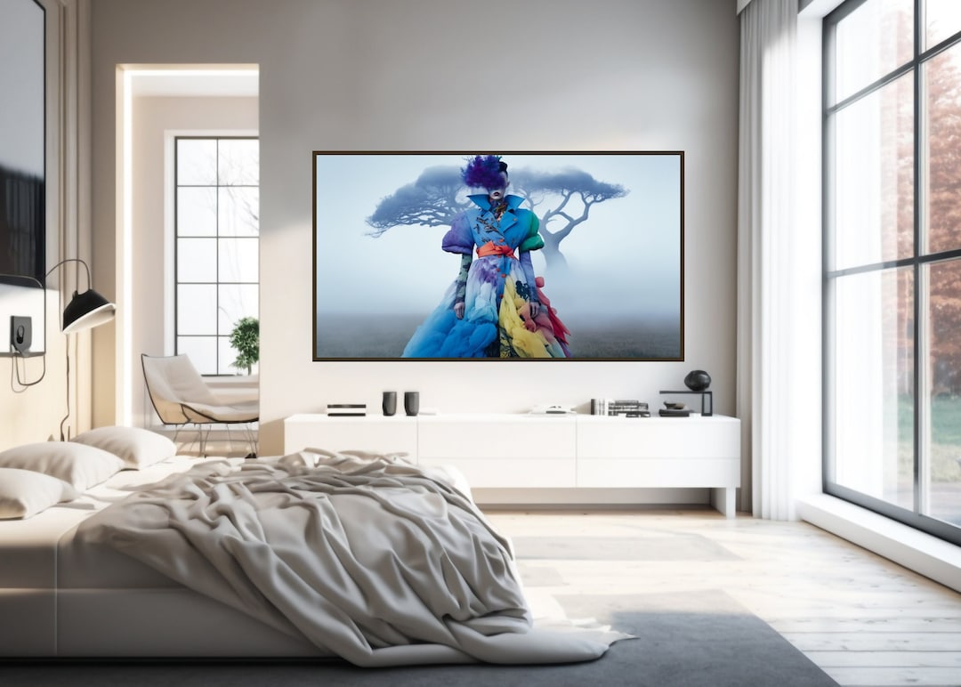 TV Art Samsung Frame Digital Download Original Artwork Trendy Home