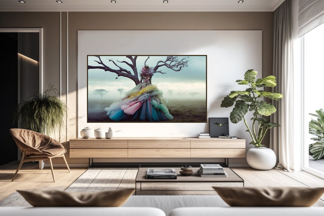 TV Art Samsung Frame Digital Download Original Artwork Trendy Home