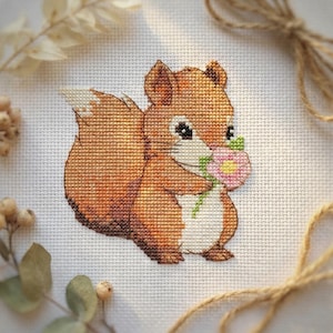 Eichhörnchen süßes Eichhörnchen Kreuzstichmuster PDF - Waldtiere Waldtiere Tiere Waldtiere Tiere Waldtiere Tiere Waldtiere lustiges Muster cs59