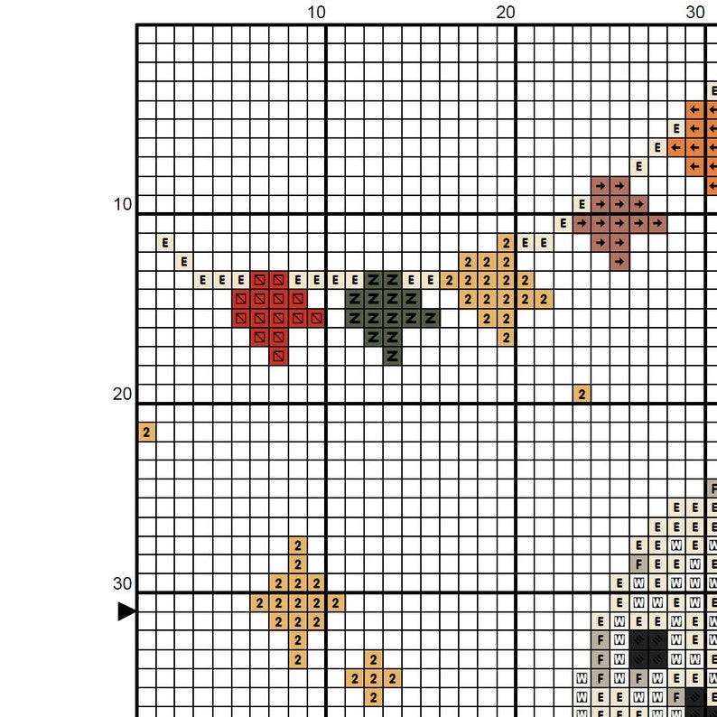Fall Ghost Cross Stitch Pattern PDF - Cute Funny Easy Small Halloween ...