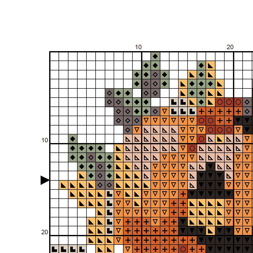 Mini Jack O Lantern Cross Stitch Pattern PDF - Halloween Pumpkin Small ...