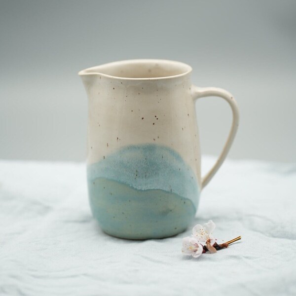 Jug, hand-made ceramics, approx. 700 ml