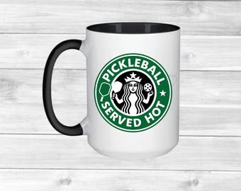 Pickleball PNG, Starbucks inspired Mug Wrap, Sublimation png