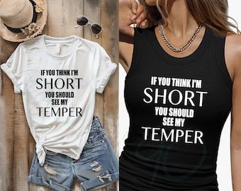 Funny Short Temper Design – Black, White & SVG Versions Available