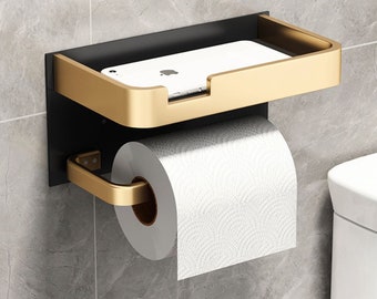minimalist modern toilet paper holder