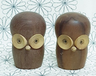 Mid century Laurids Lonborg teak owls