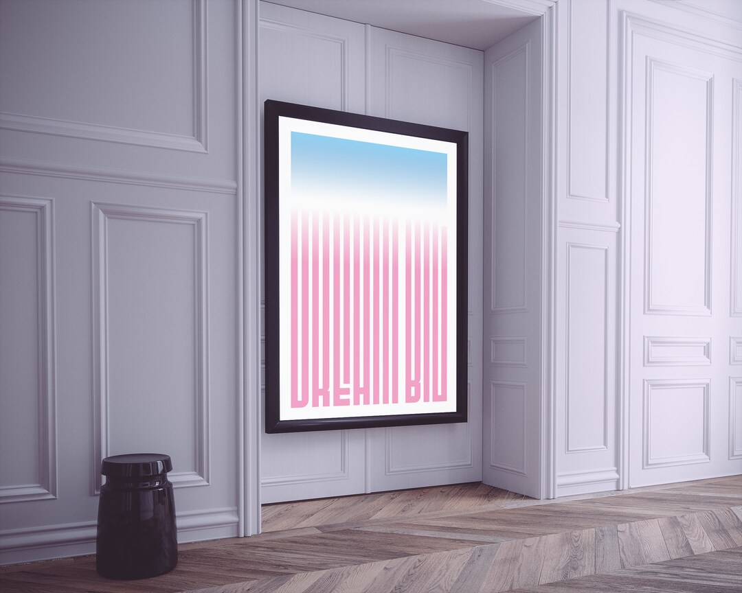 DREAM BIG Printable Poster Big Typography - Etsy