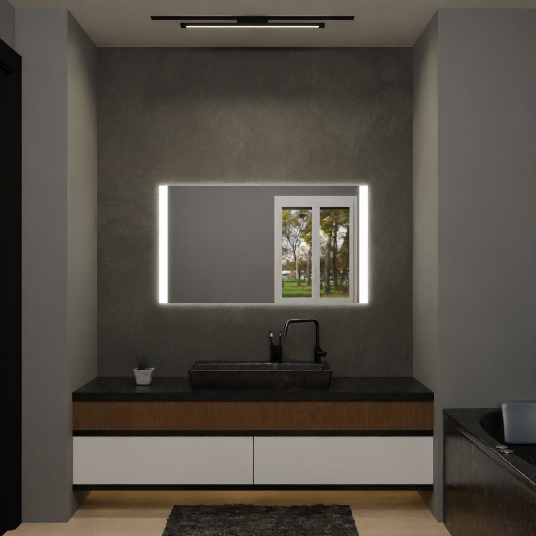 Bathroom Mirror LED Stonehenge, Mirror With Lighting, Bathroom Mirror ...