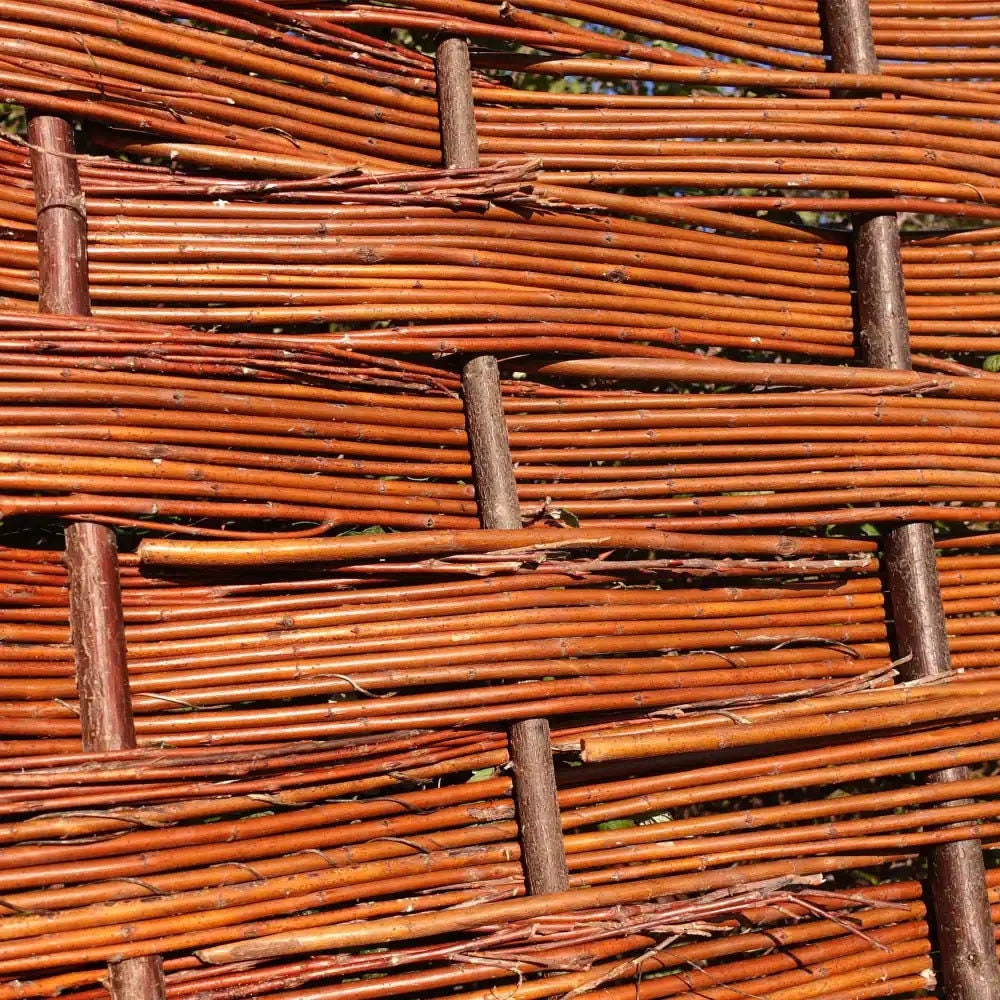 Willow Bunch Weave Hurdle Fence Panel Etsy UK