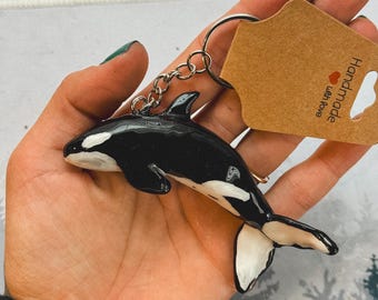 Orca keychain