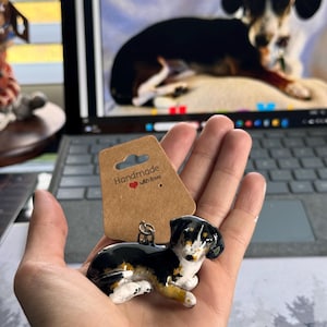 Custom Polymer clay keychain
