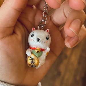 Lucky Cat keychain
