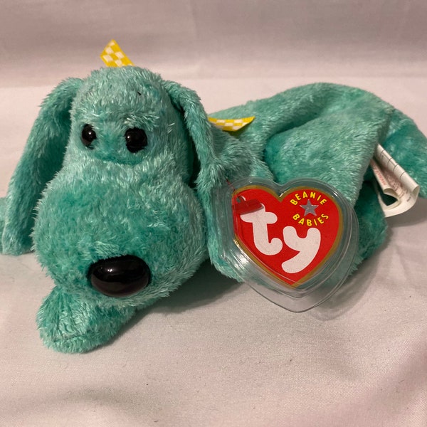 Ty Beanie Baby - "Diddley" the dog - 2001 Retired Vintage Collectable