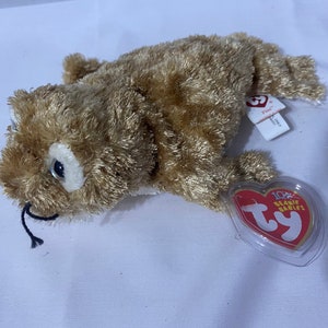 Ty Beanie Baby 2001 „Fins“ die Robbe - Sammlerstück im Ruhestand