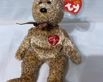 Ty Beanie Baby - Signature Bear the Brown Bear (8.5in) - Etsy