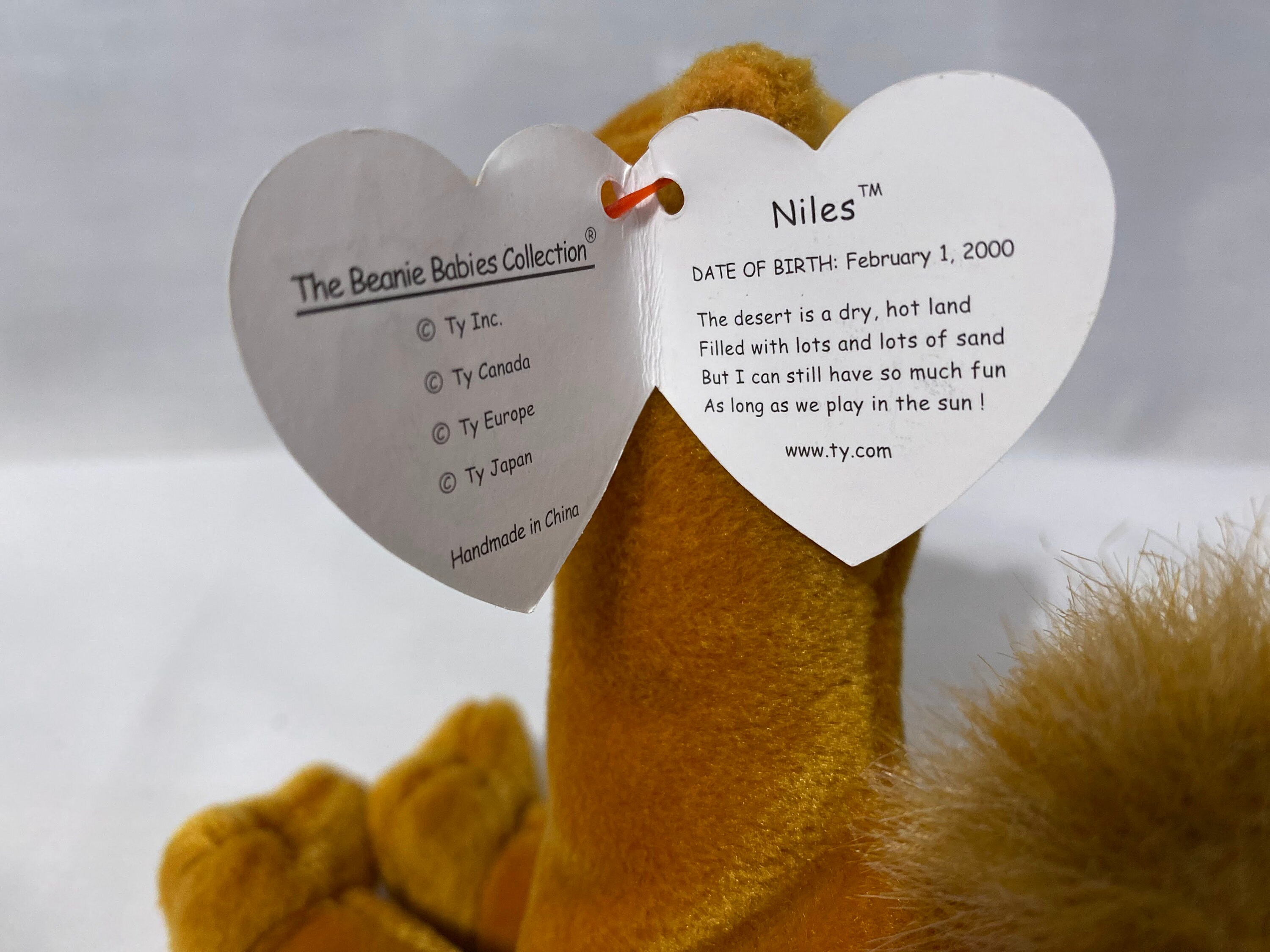 Ty Beanie Baby 2000 Niles das Kamel Sammlerstuck im Ruhestand Vintage Etsy