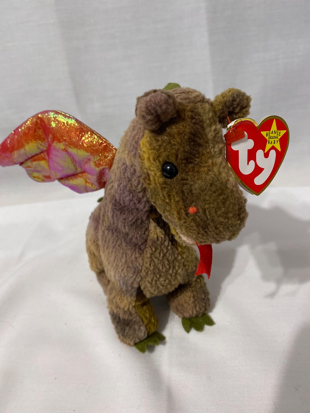 Ty Beanie Baby scorch the Dragon 1998 Rare Vintage Collectable - Etsy