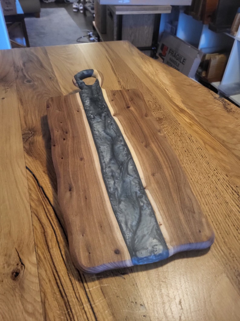 Epoxy River Serving Tray Etsy