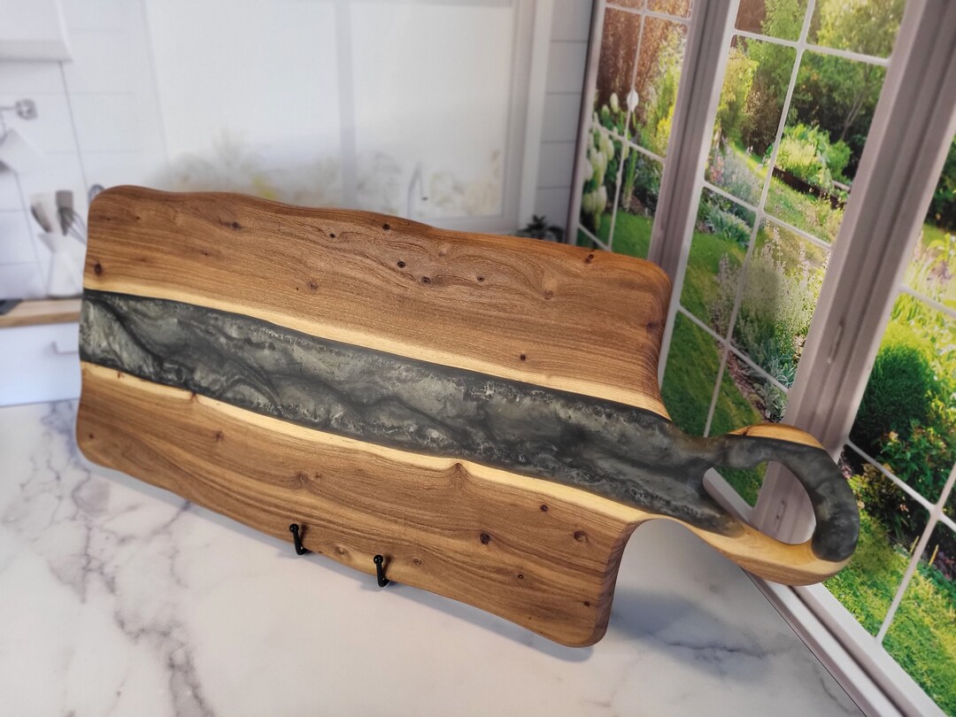 Epoxy River Serving Tray Etsy