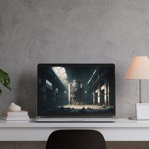 Factory Floor Digital Desktop Wallpaper for PC and Mac - Digital ...