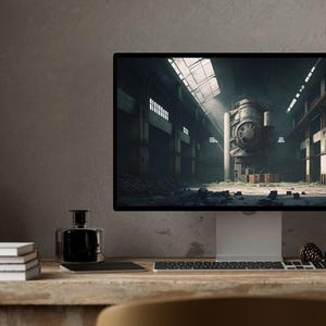 Factory Floor Digital Desktop Wallpaper for PC and Mac - Digital ...