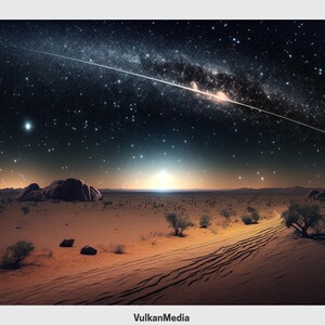 Desert Showers Digital Desktop Wallpaper for PC and Mac - Digital Download