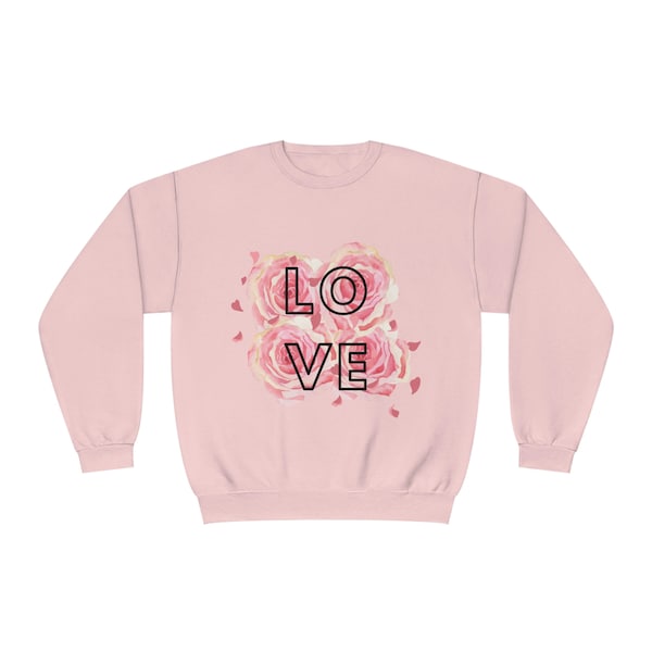 Love Unisex NuBlend® Crewneck Sweatshirt / Sweat-shirt Unisexe "Love" col ras du cou