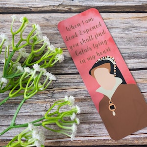 Mary I Quote Bookmark | Tudor gift, history of England, Tudor queen, book lover gift