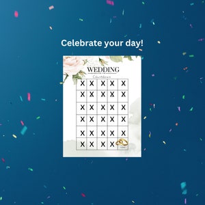 Wedding Countdown Calendar Instant Download Printable PDF - Etsy