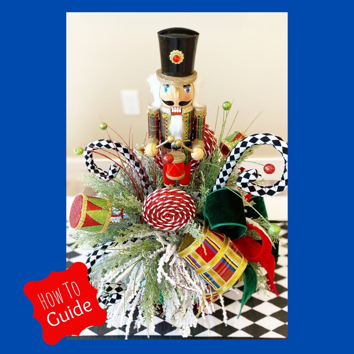 How to Make A Nutcracker Centerpiece, DIY Christmas, Nutcracker Table
