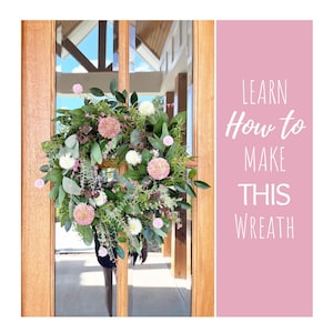 How To Make A Summer Wildflower Wreath, Step By Step Tutorial, Do It Yourself Summer Decor, DIY Grapevine, Wreath Instructional Video